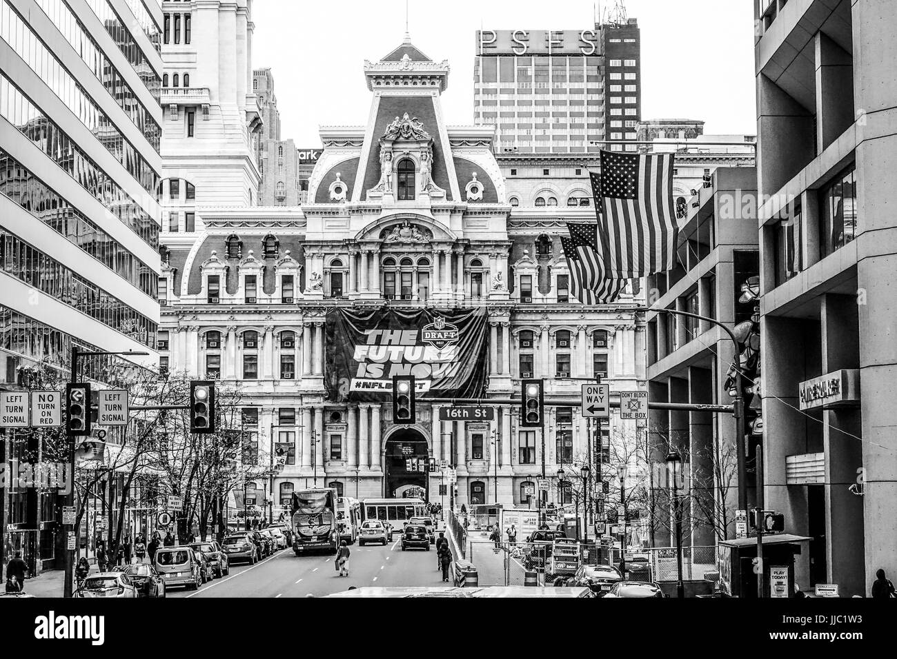 Philadelphia City Hall Market Street view PHILADELPHIA