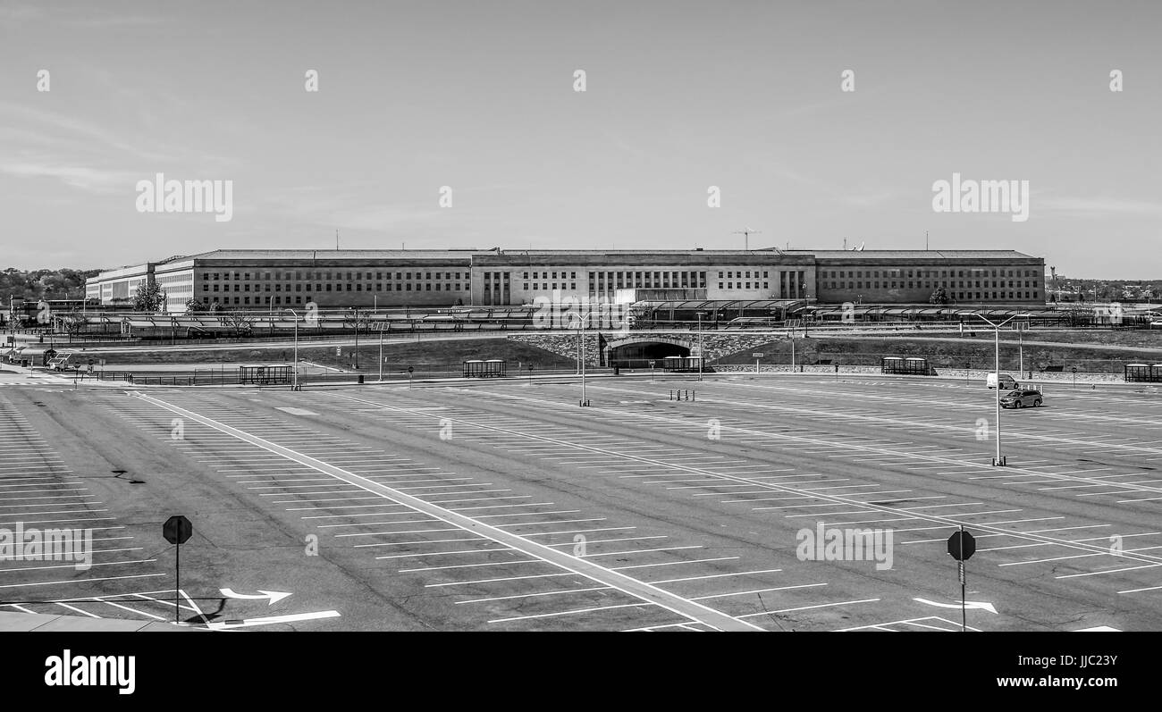 The Pentagon in Washington - WASHINGTON - DISTRICT OF COLUMBIA - APRIL 9, 2017 Stock Photo