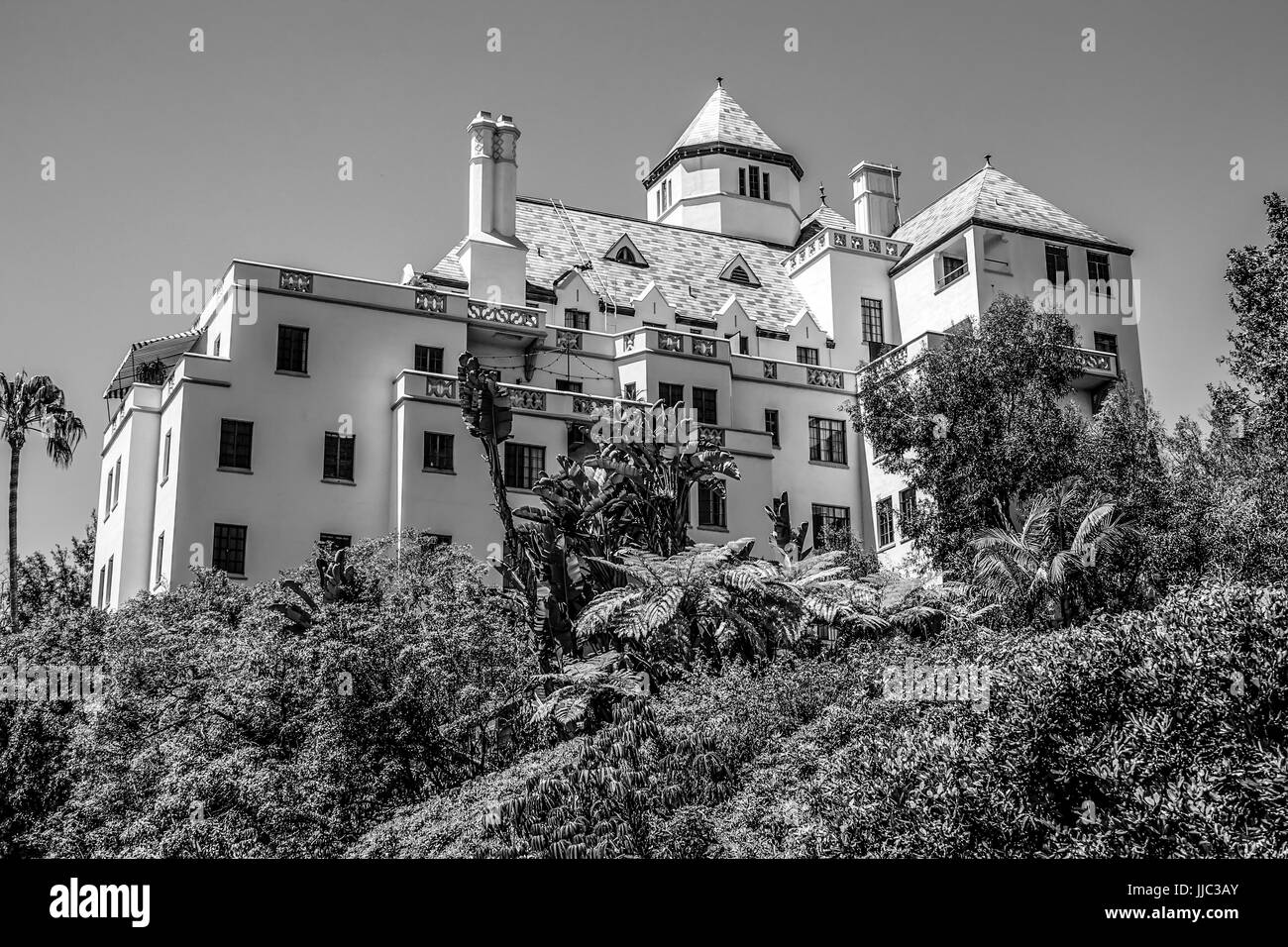 Chateau Marmont in Los Angeles - LOS ANGELES - CALIFORNIA - APRIL 20, 2017 Stock Photo