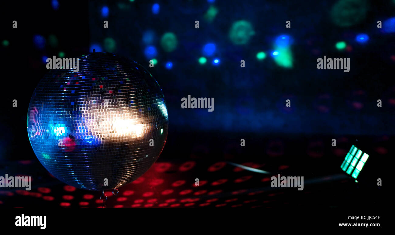 Disco ball light reflection background Stock Photo Alamy