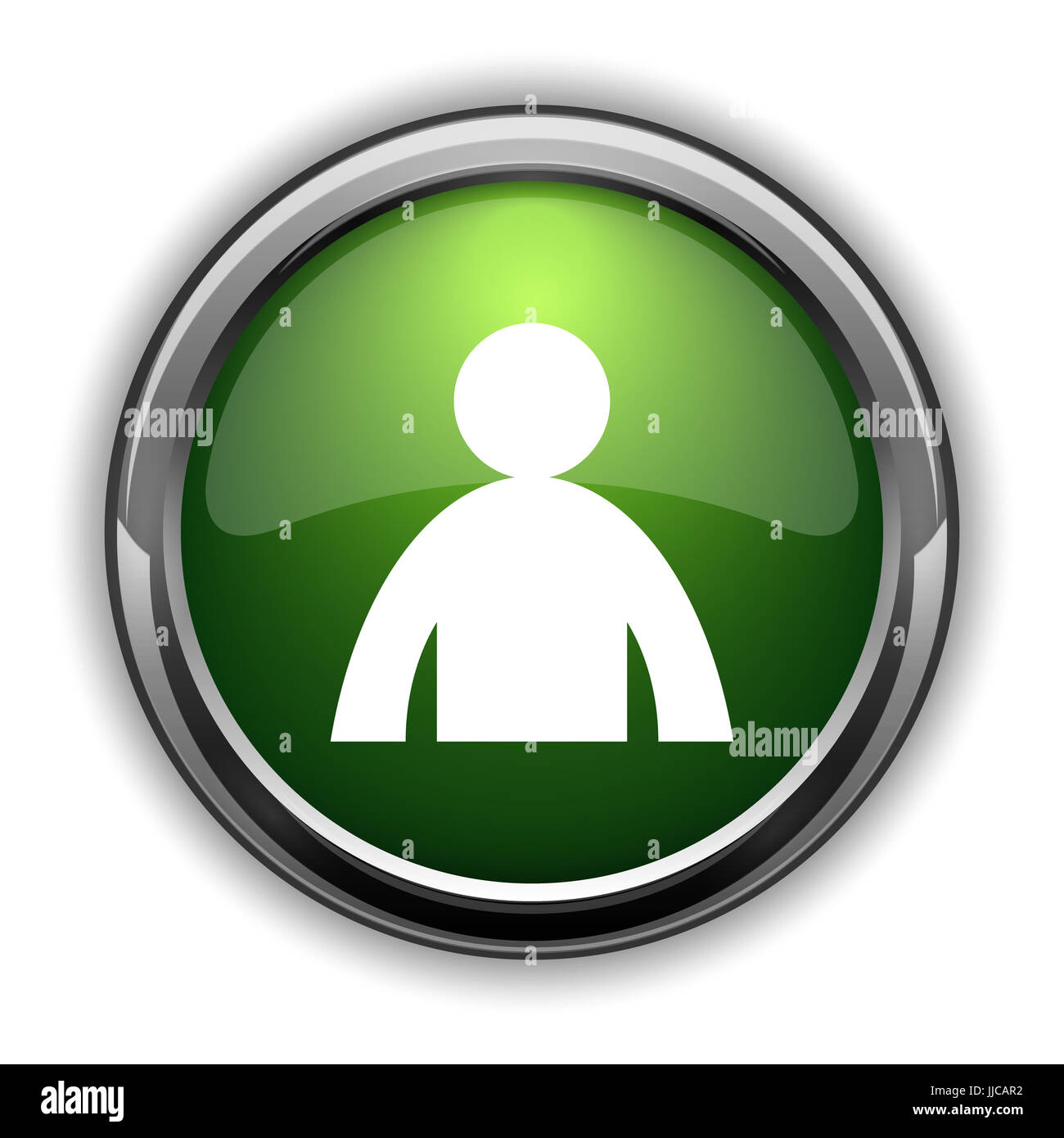 User profile icon. User profile website button on white background ...