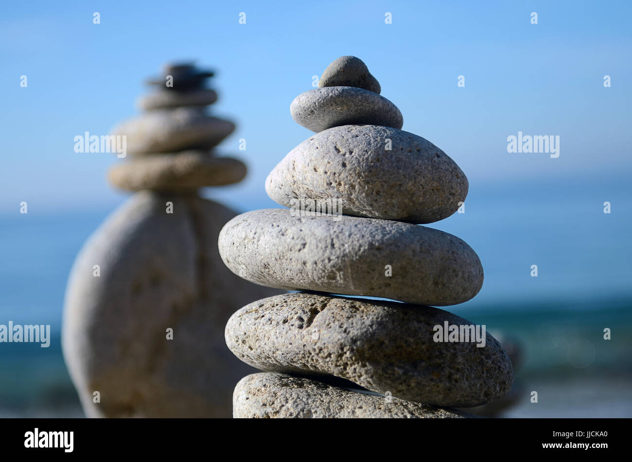 stones at the beach Stock Photo