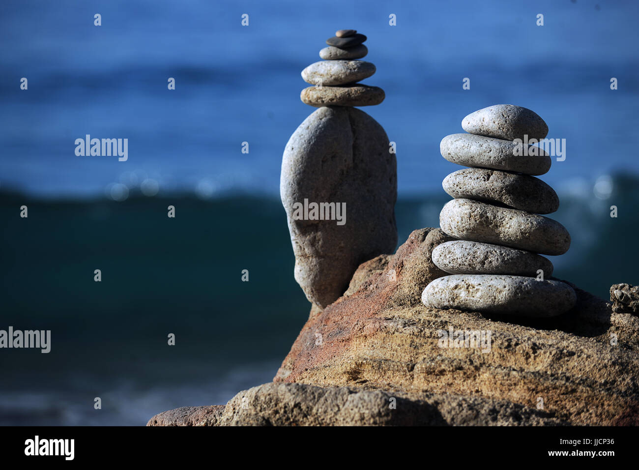 stones at the beach Stock Photo
