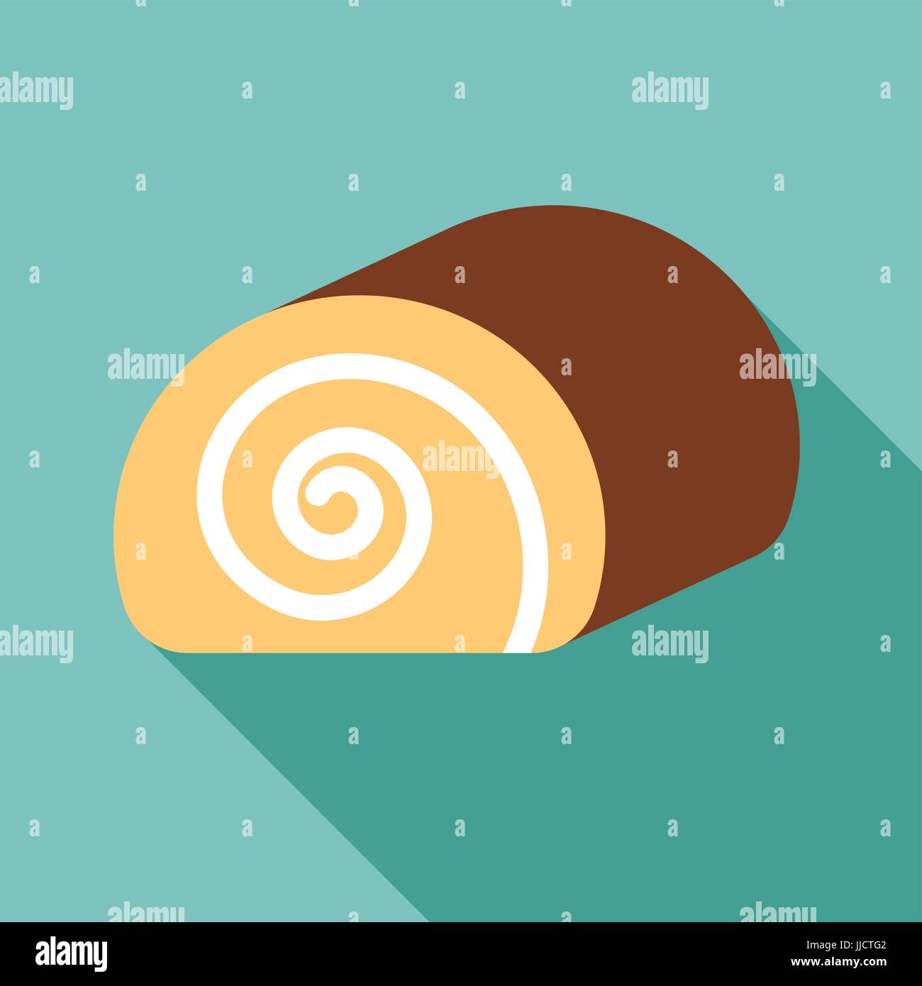 jam roll cake Stock Vector Image & Art - Alamy