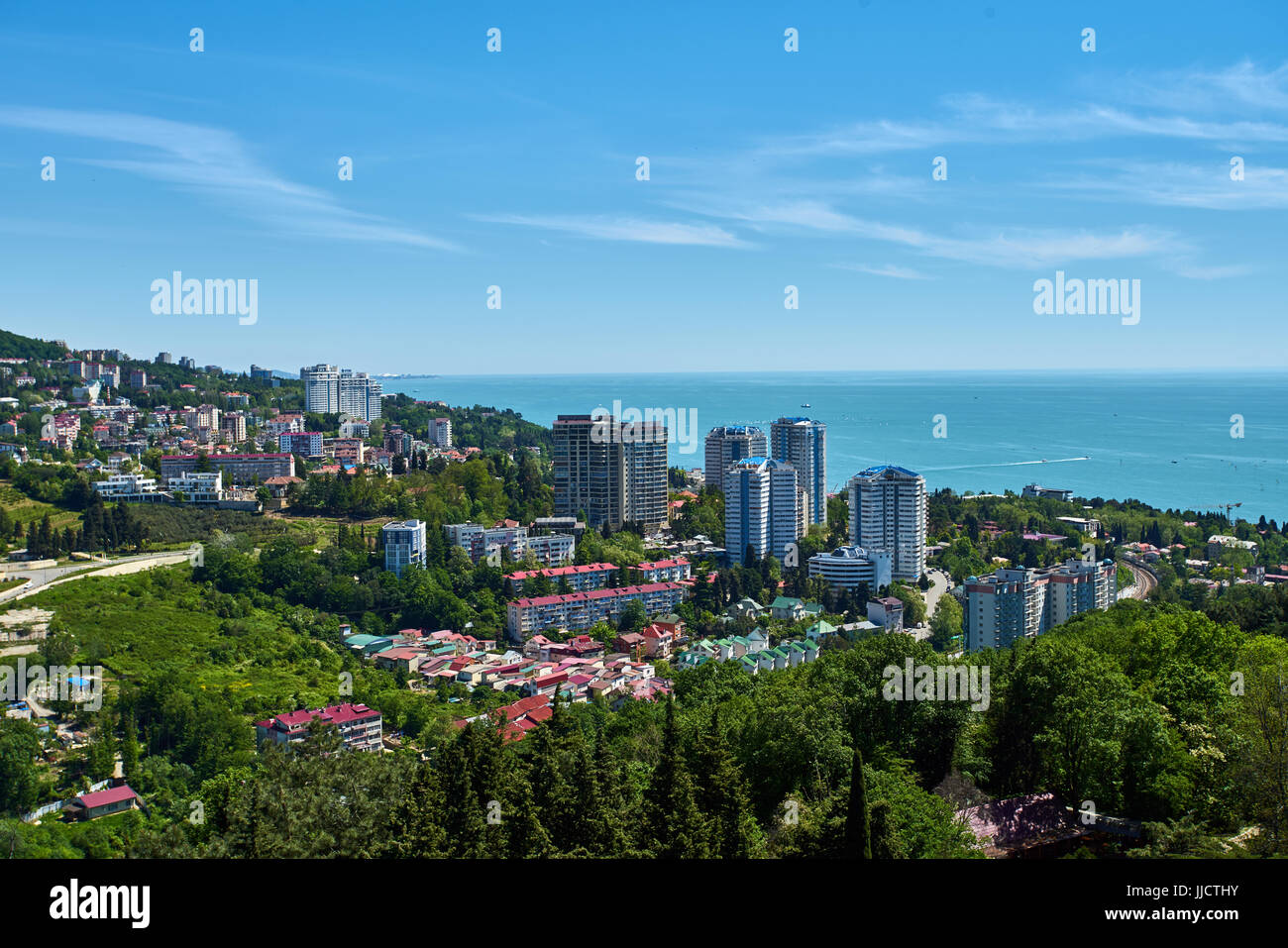 Aerial view of Sochi. Russia Stock Photo - Alamy