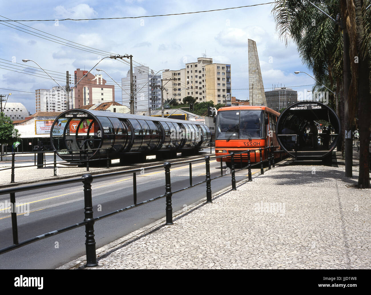 Rua Presidente Faria; Curitiba; Paraná; Brazil. Stock Photo