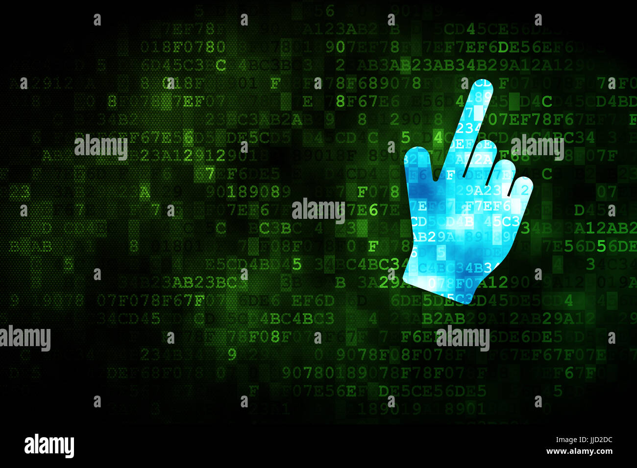 Web design concept: Mouse Cursor on digital background Stock Photo - Alamy