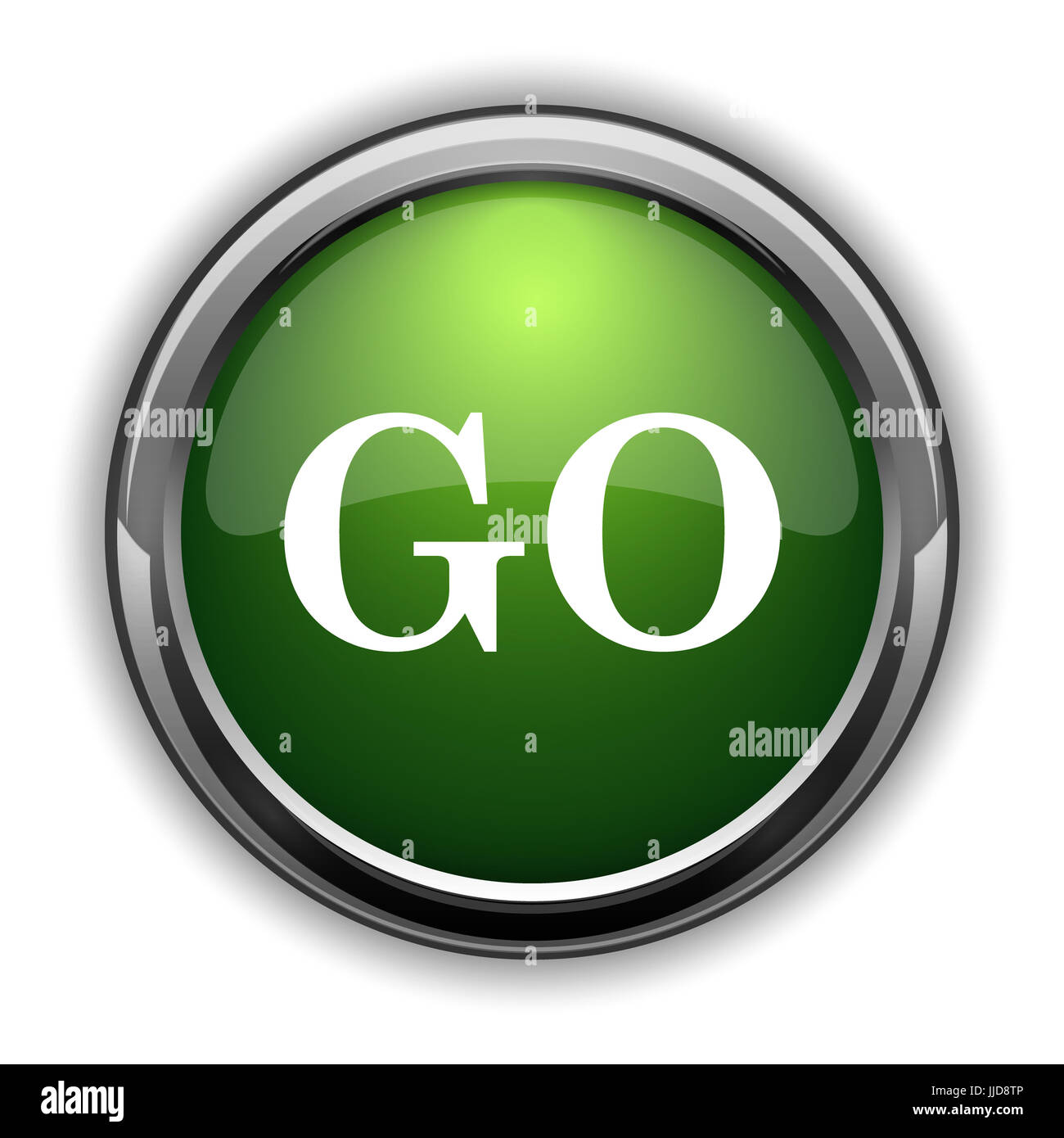 Go Icon Go Website Button On White Background Stock Photo Alamy