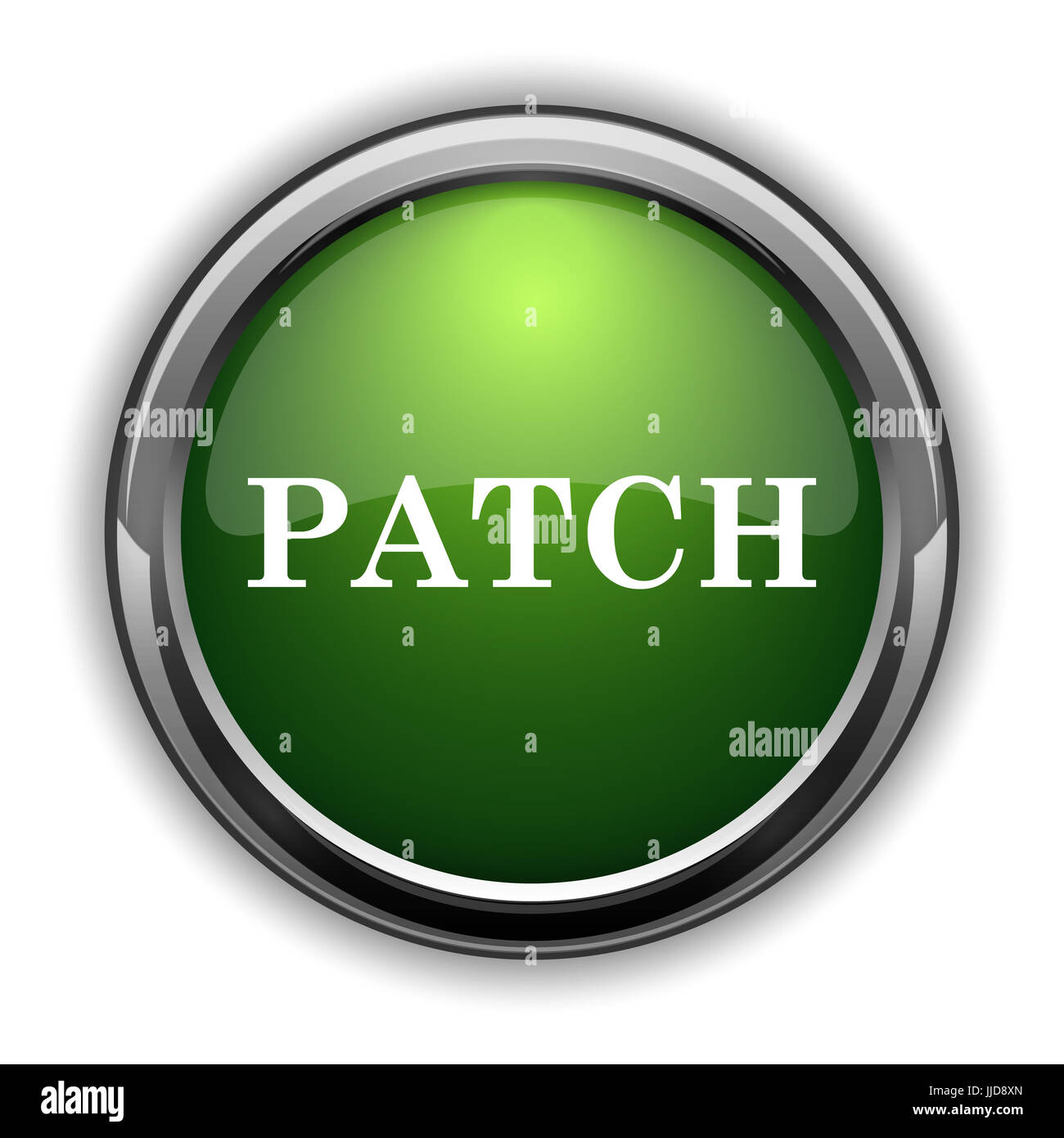 Patch icon. Patch website button on white background Stock Photo - Alamy