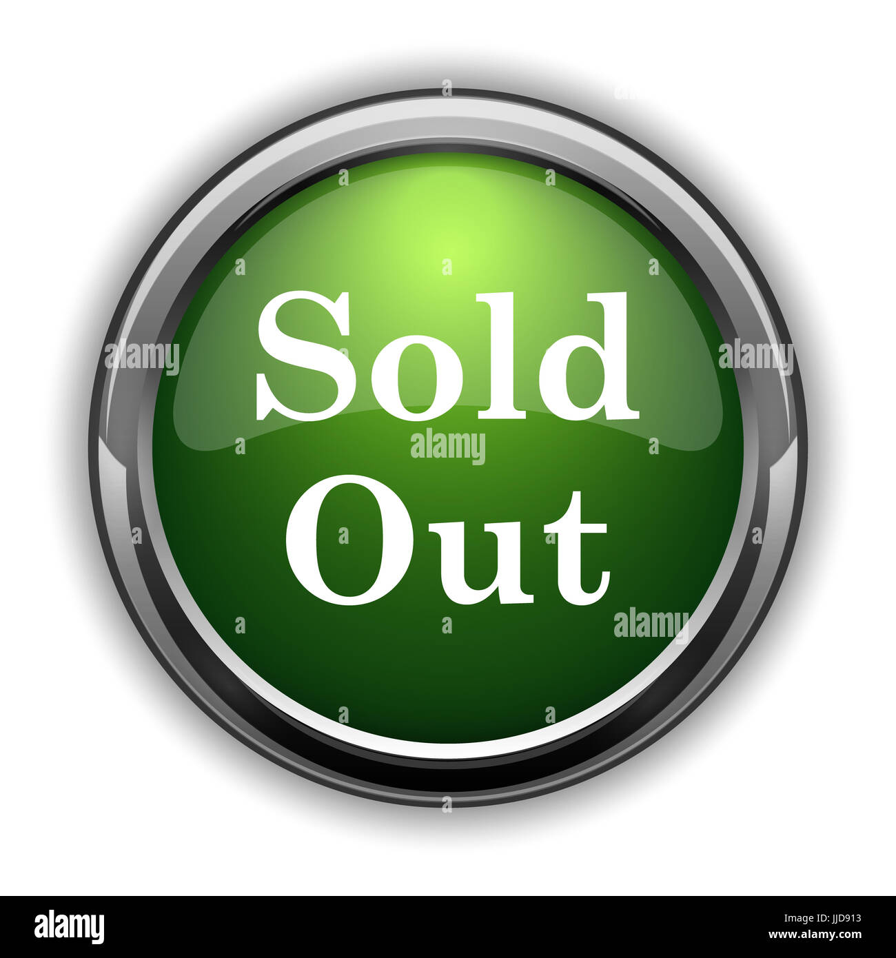 Sold out icon. Sold out website button on white background Stock Photo ...