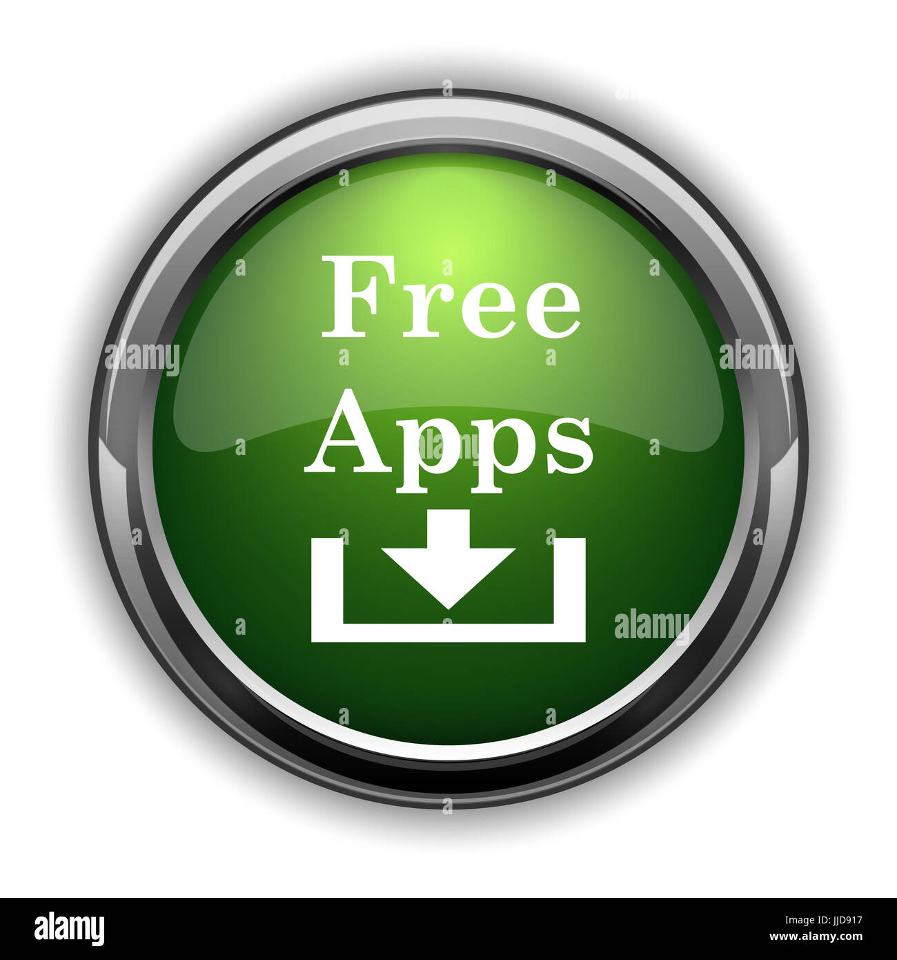 Free apps icon. Free apps website button on white background Stock ...