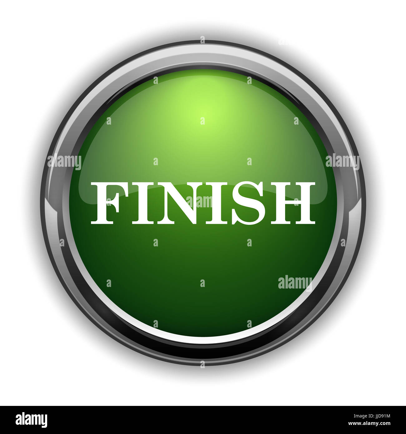 Finish icon Cut Out Stock Images & Pictures - Alamy