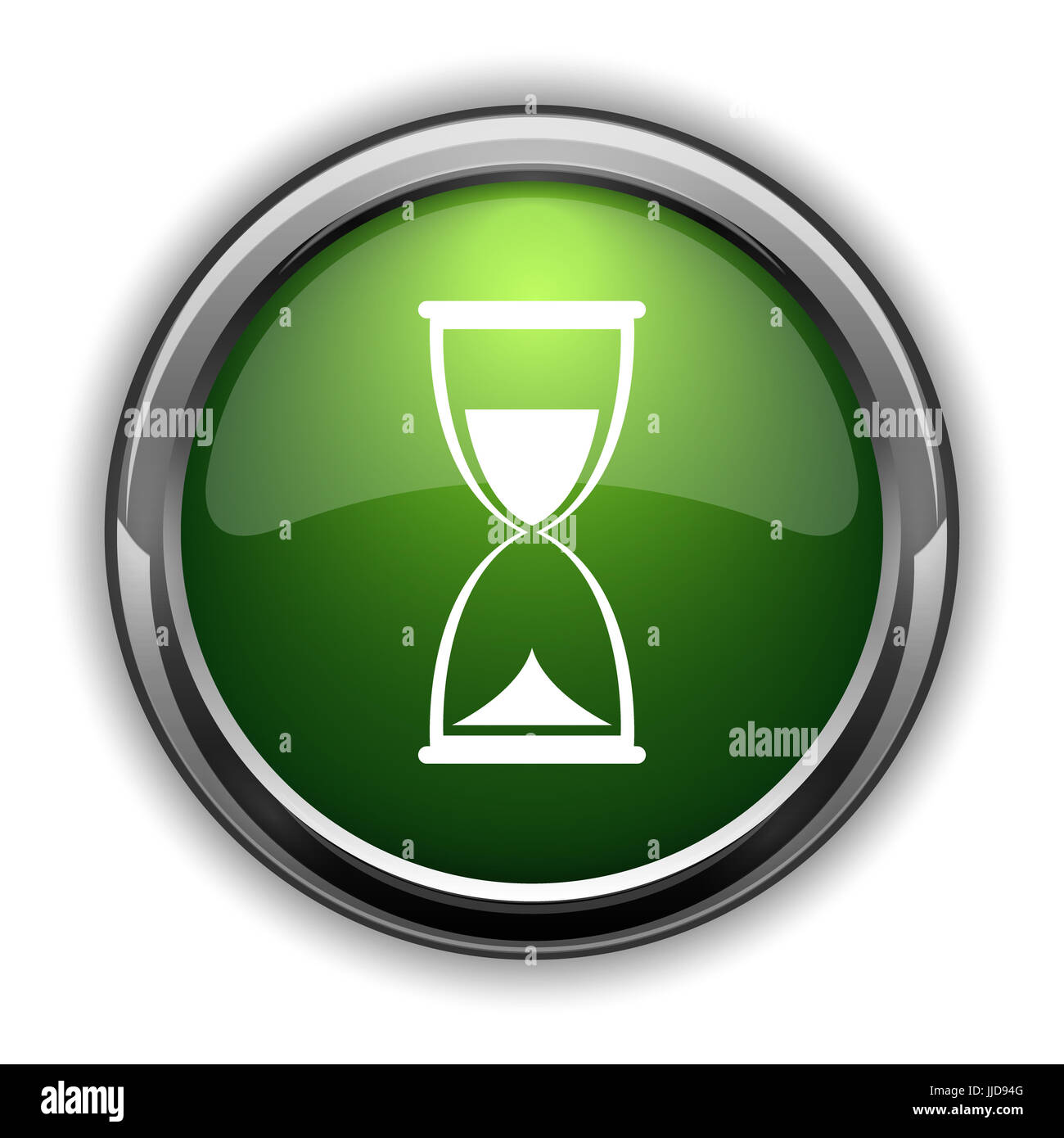 Computer Hourglass Icon Angry