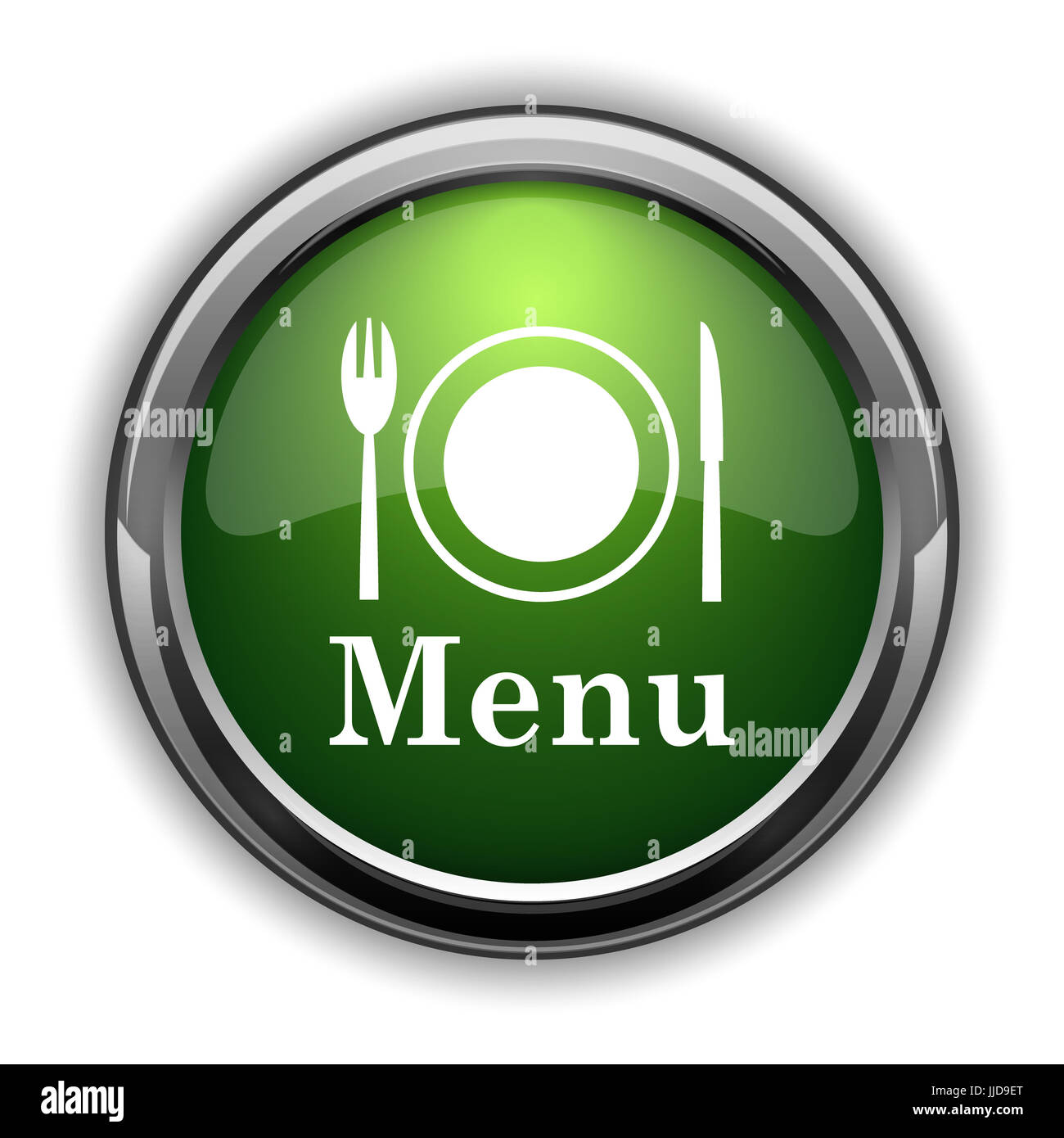 Menu icon. Menu website button on white background Stock Photo - Alamy