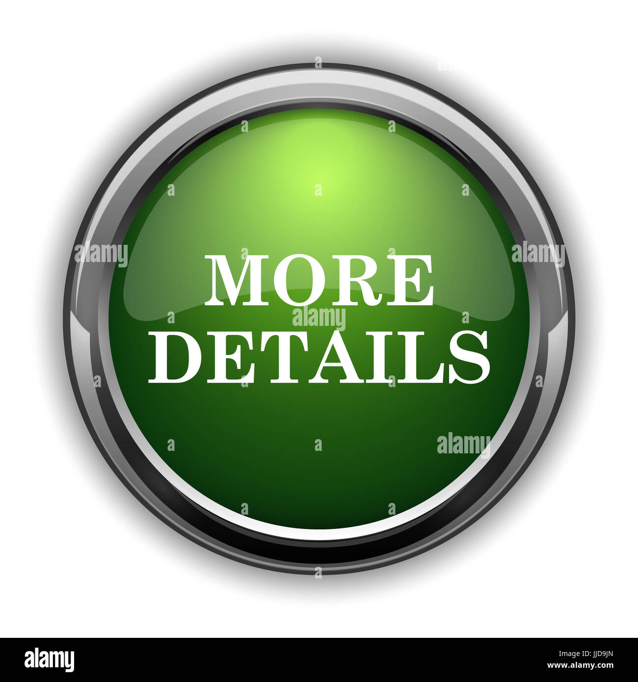 More details icon. More details website button on white background ...