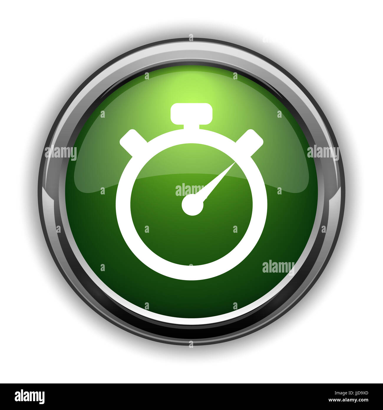 Timer icon. Timer website button on white background Stock Photo - Alamy