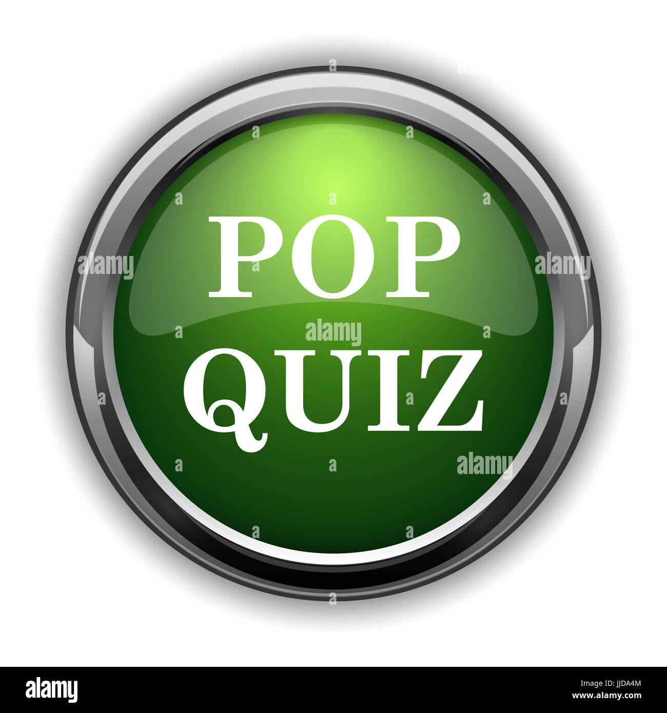 Pop quiz icon. Pop quiz website button on white background Stock Photo -  Alamy