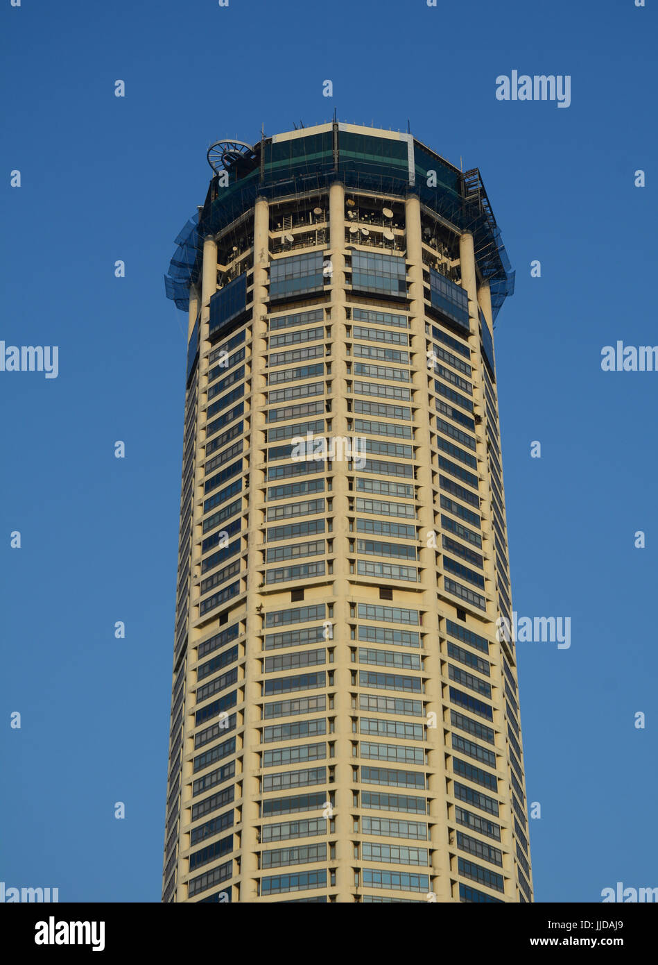 Penang, Malaysia - Mar 9, 2016. The Komtar Building in Penang, Malaysia. Penang is also one of the most urbanised and economically-important states in Stock Photo