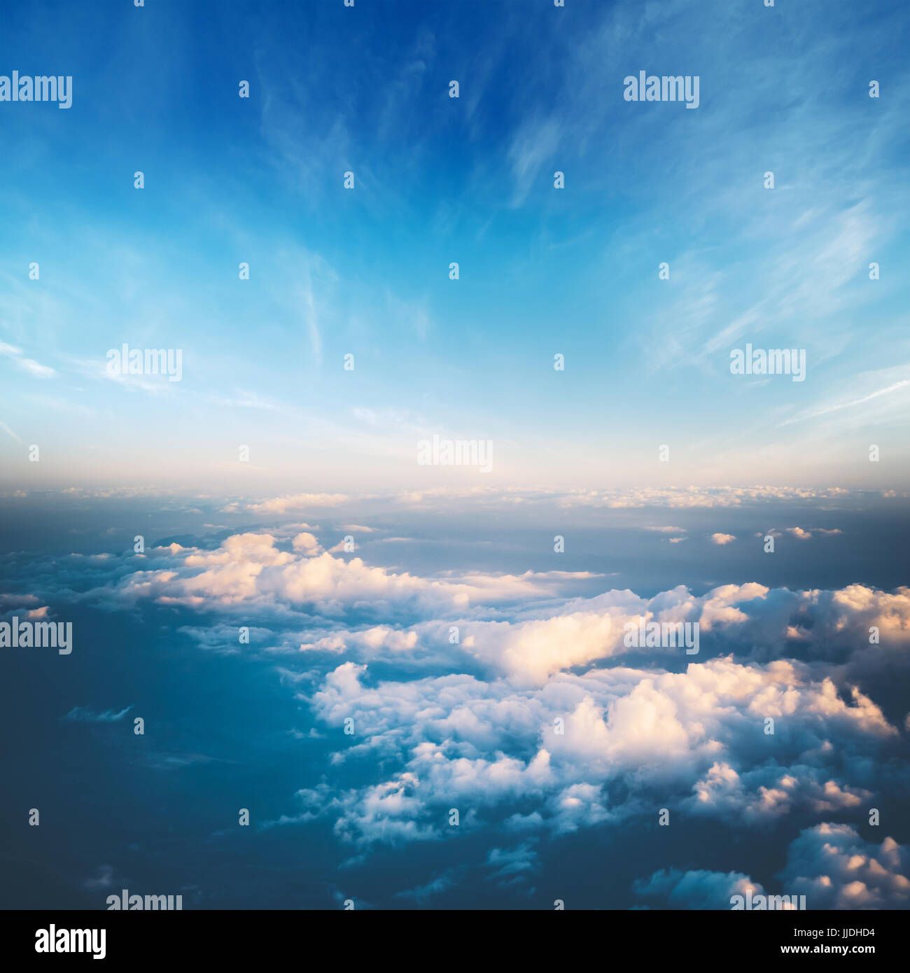 Clouds in sky atmosphere panorama Stock Photo