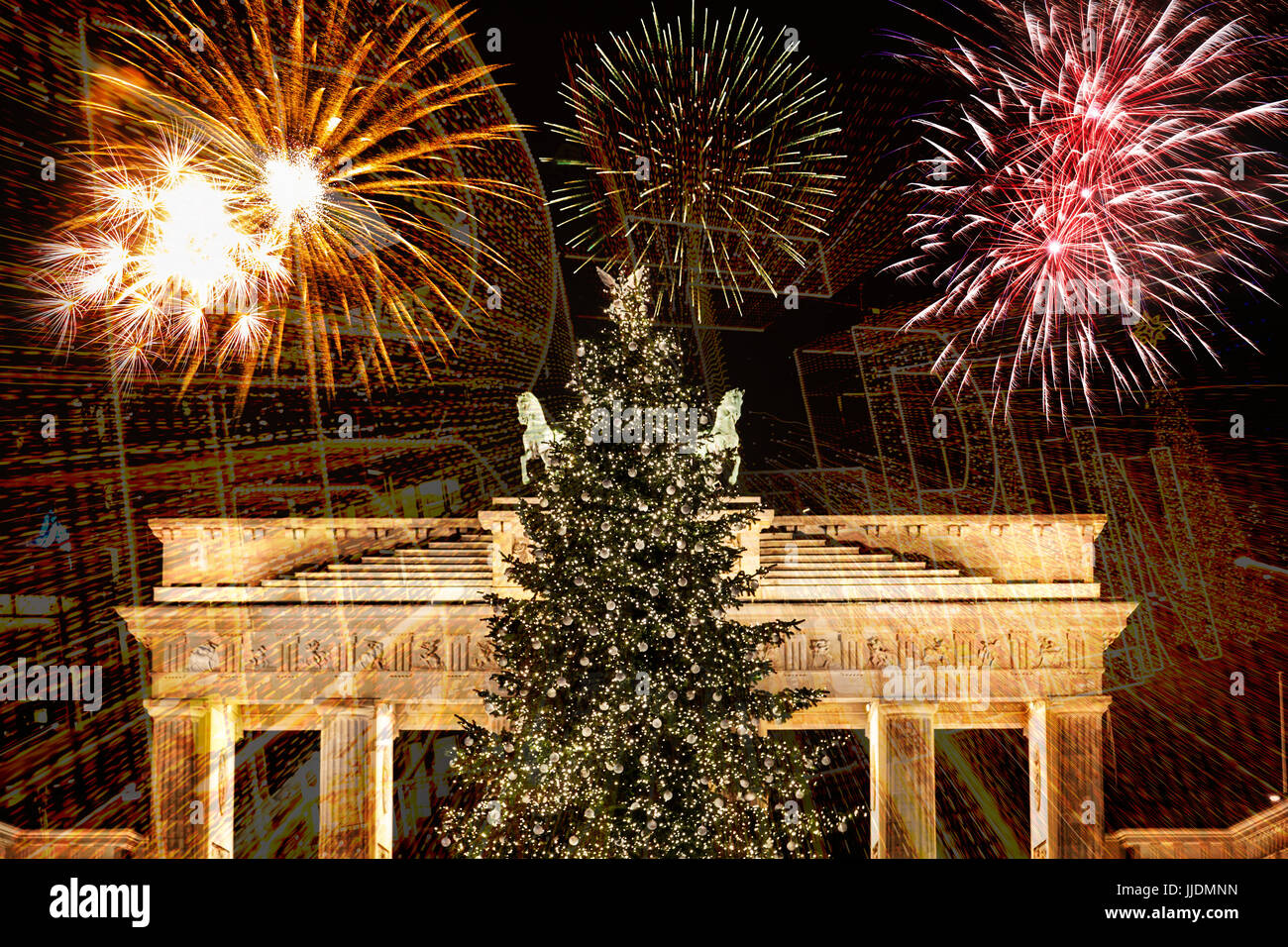 New Year's Eve in Berlin Stock Photo Alamy