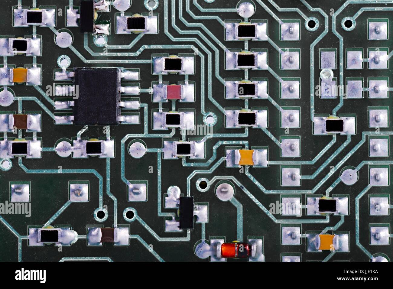 Green line electronic computer components hi-res stock photography and ...