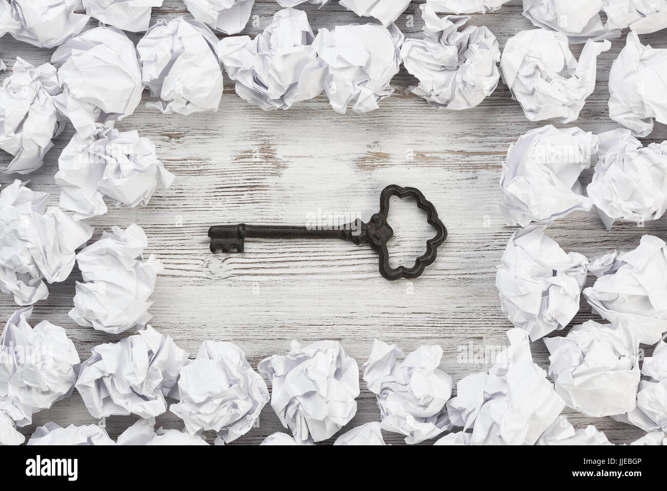 Finding key to success Stock Photo Alamy