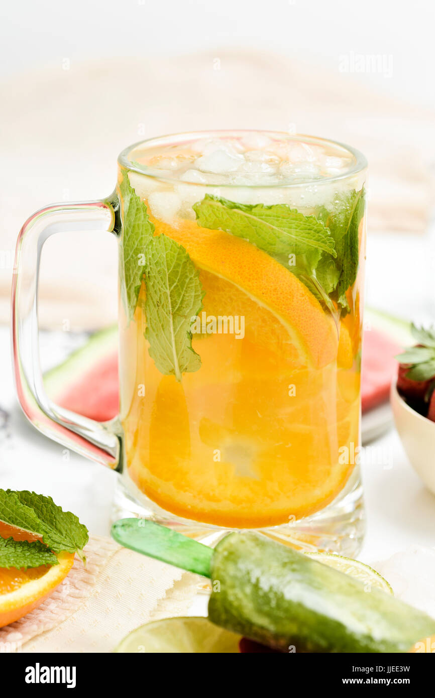 Fruit flavored ice drink hires stock photography and images Alamy