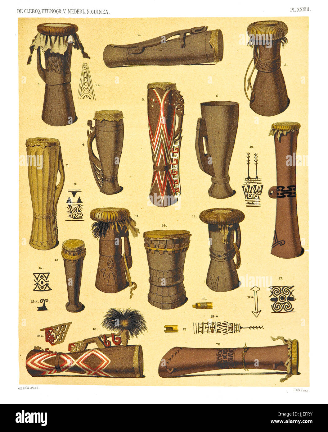 Papua new guinea music musical instrument Cut Out Stock Images