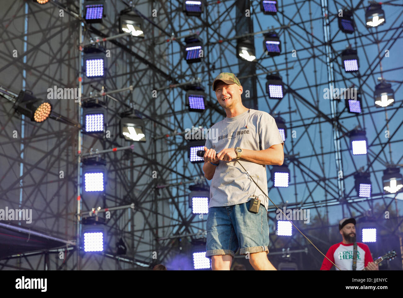 KIEV, UKRAINE JUNE 29, 2017 Popular Ukrainian rock band BoomBox and