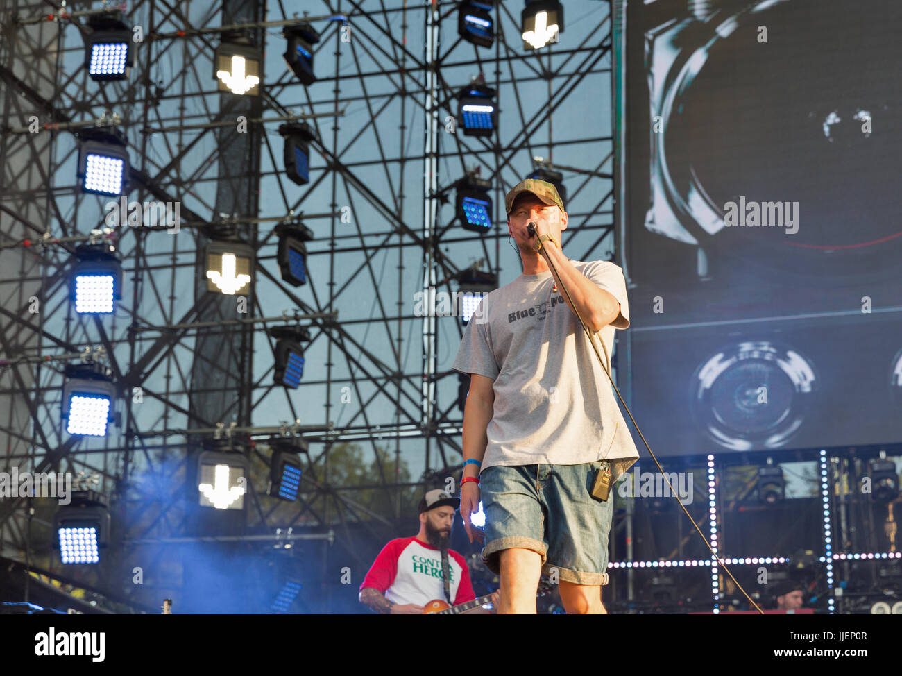 KIEV, UKRAINE JUNE 29, 2017 Popular Ukrainian rock band BoomBox and