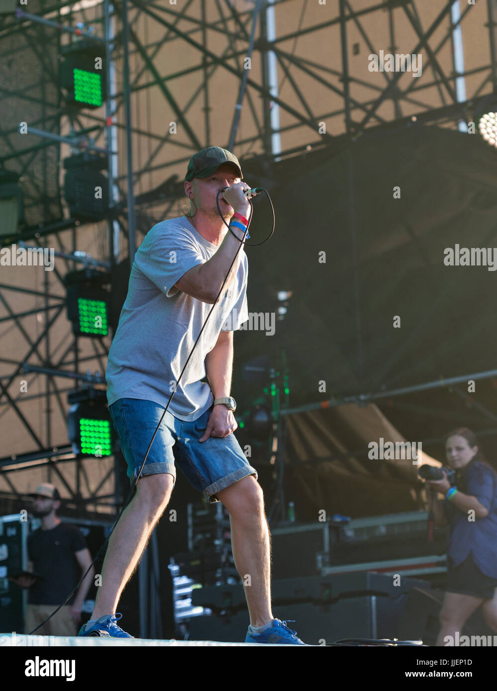 KIEV, UKRAINE JUNE 29, 2017 Popular Ukrainian rock band BoomBox and