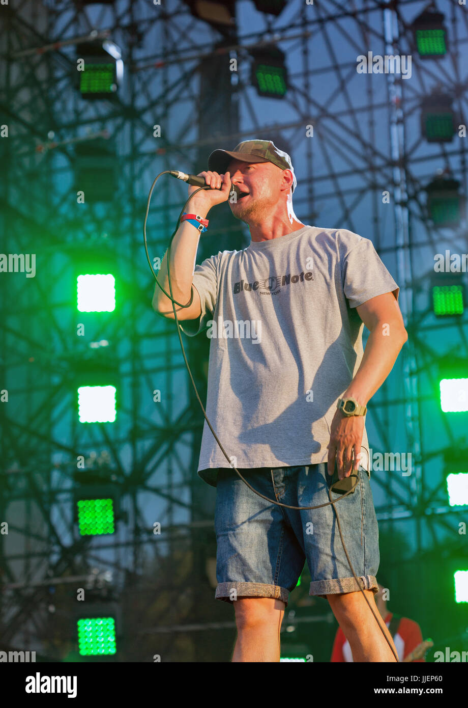 KIEV, UKRAINE JUNE 29, 2017 Popular Ukrainian rock band BoomBox and