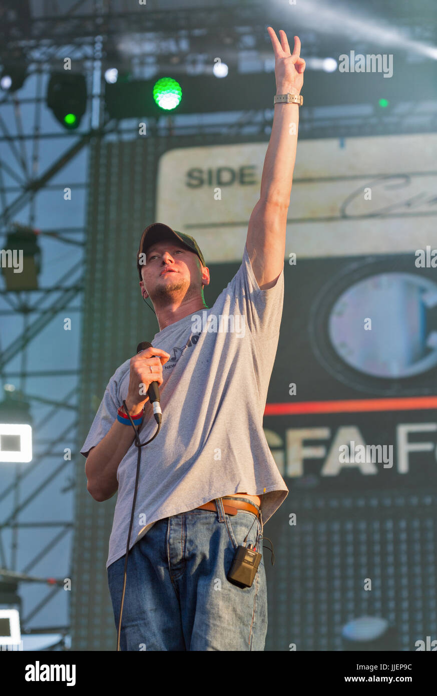 KIEV, UKRAINE - JUNE 29, 2017: Popular Ukrainian rock band BoomBox and