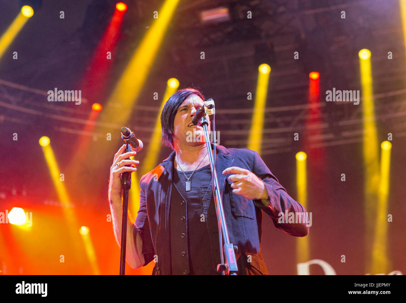 KIEV, UKRAINE JUNE 29, 2017 Popular Canadian post grunge rock band