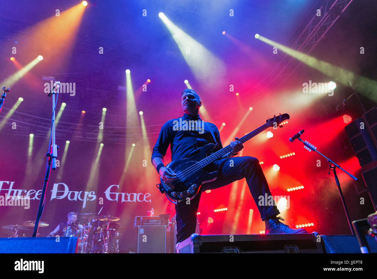 KIEV, UKRAINE JUNE 29, 2017 Popular Canadian post grunge rock band