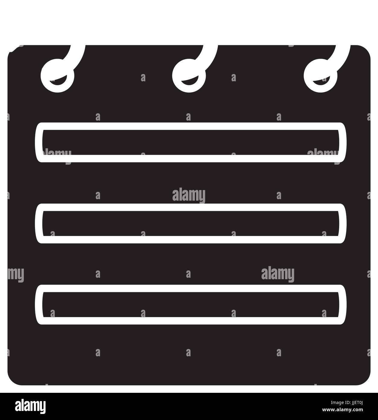 notebook icon over white background vector illustration Stock Vector ...