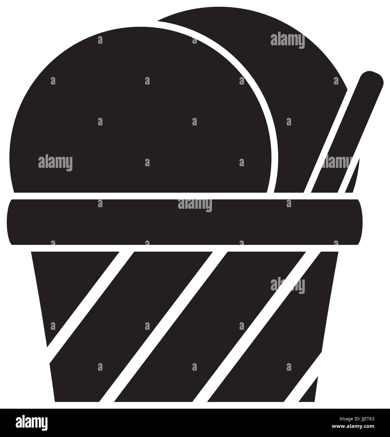 ice cream cup icon over white background vector illustration Stock ...
