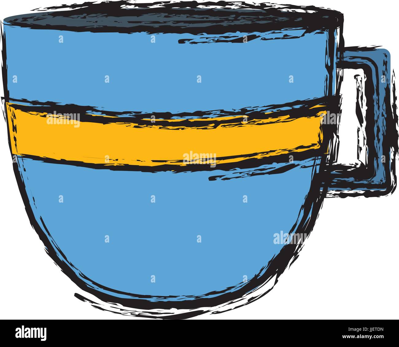 coffee mug icon over white background vector illustration Stock Vector ...