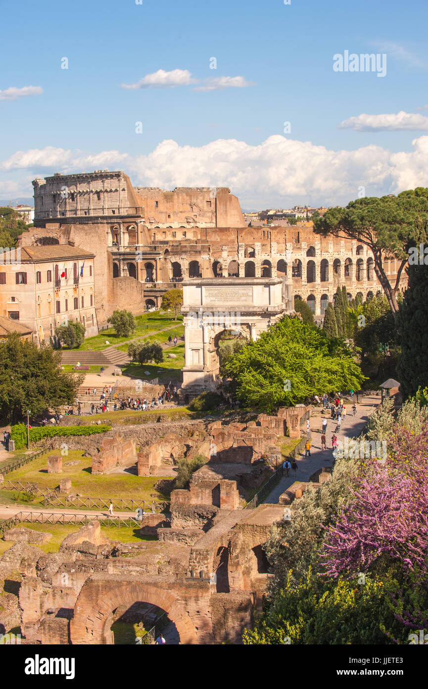 Rome Panorama Stock Photo