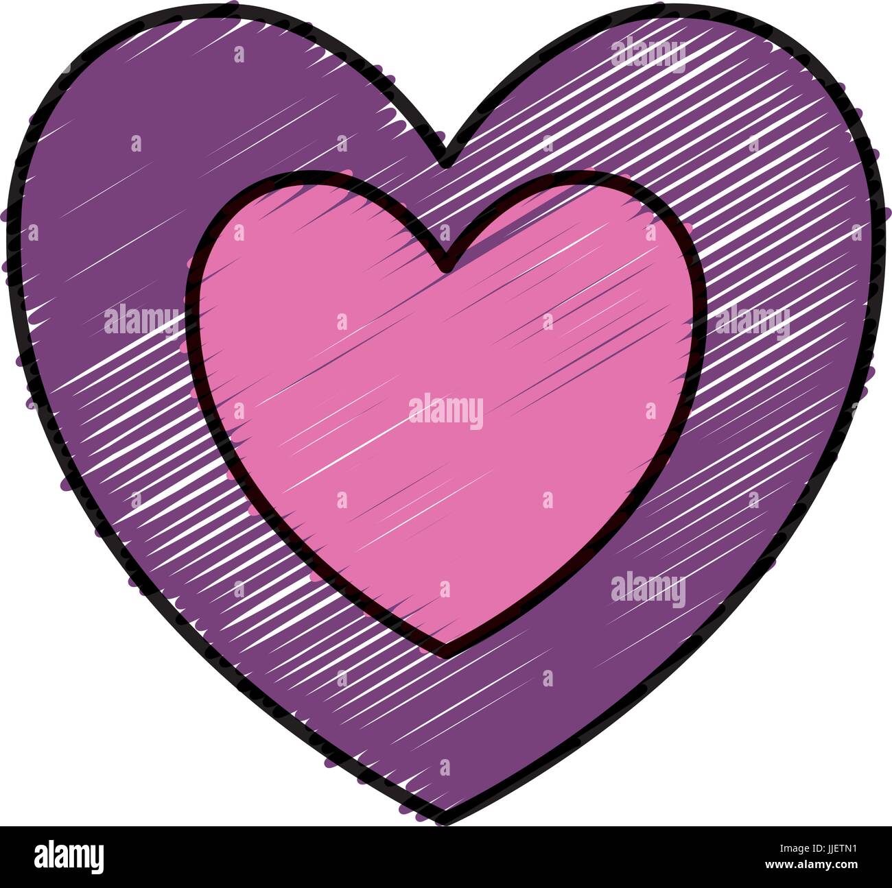 heart icon over white background vector illustration Stock Vector Image ...