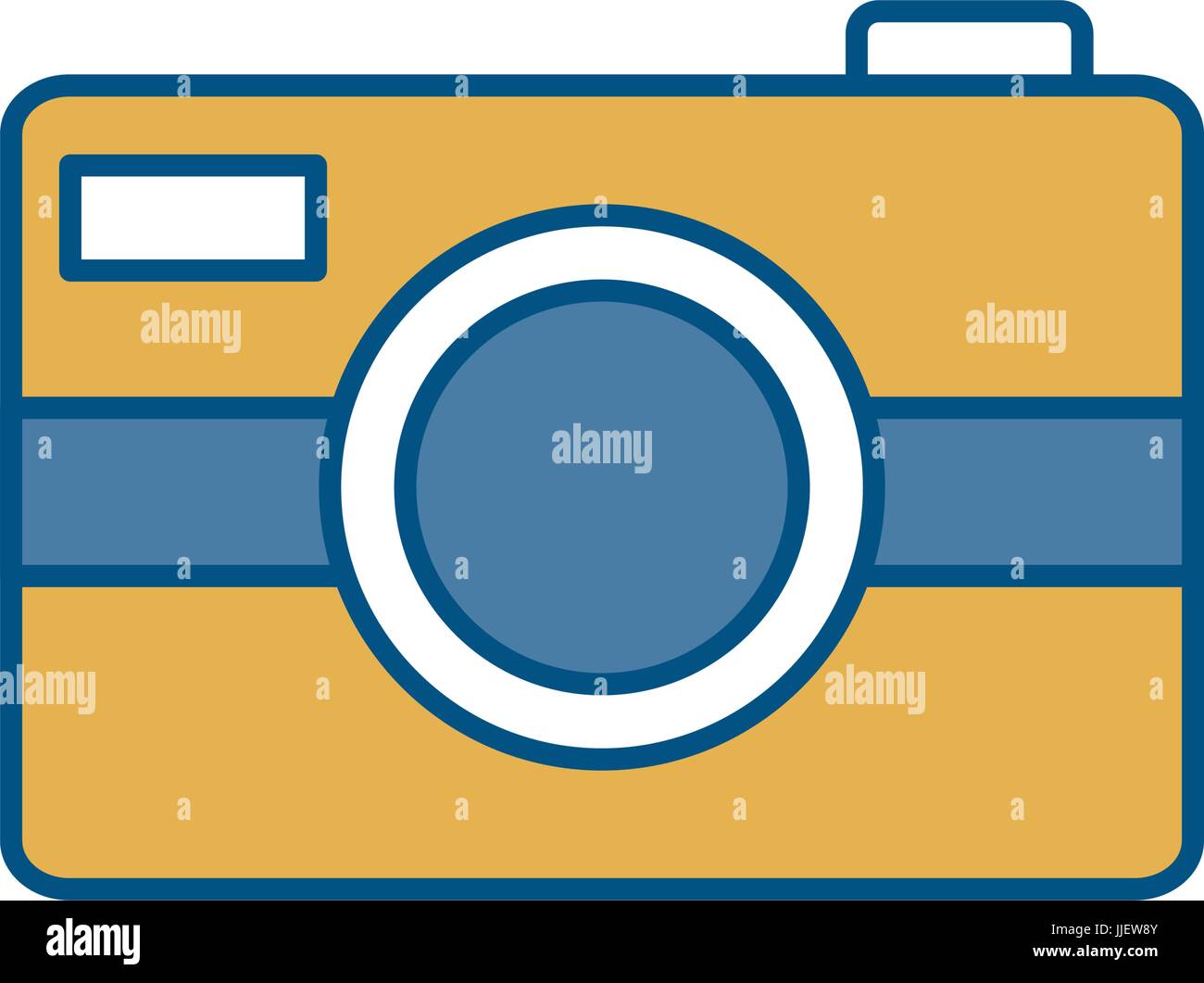 photographic camera icon over white background vector illustration ...