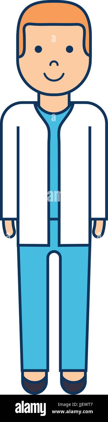 medical doctor icon over white background vector illustration Stock ...