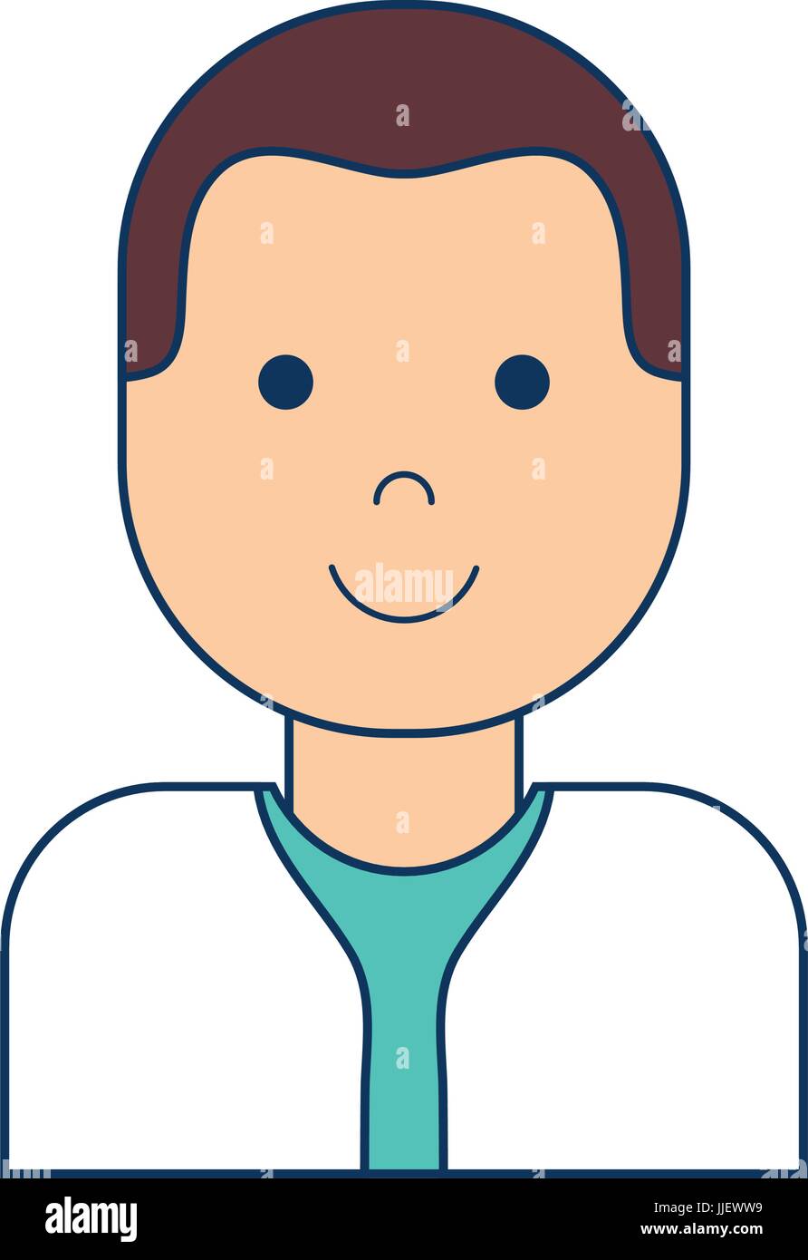 medical doctor icon over white background colorful design vector ...