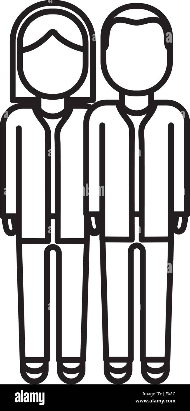 medical group of doctors icon over white background vector illustration ...