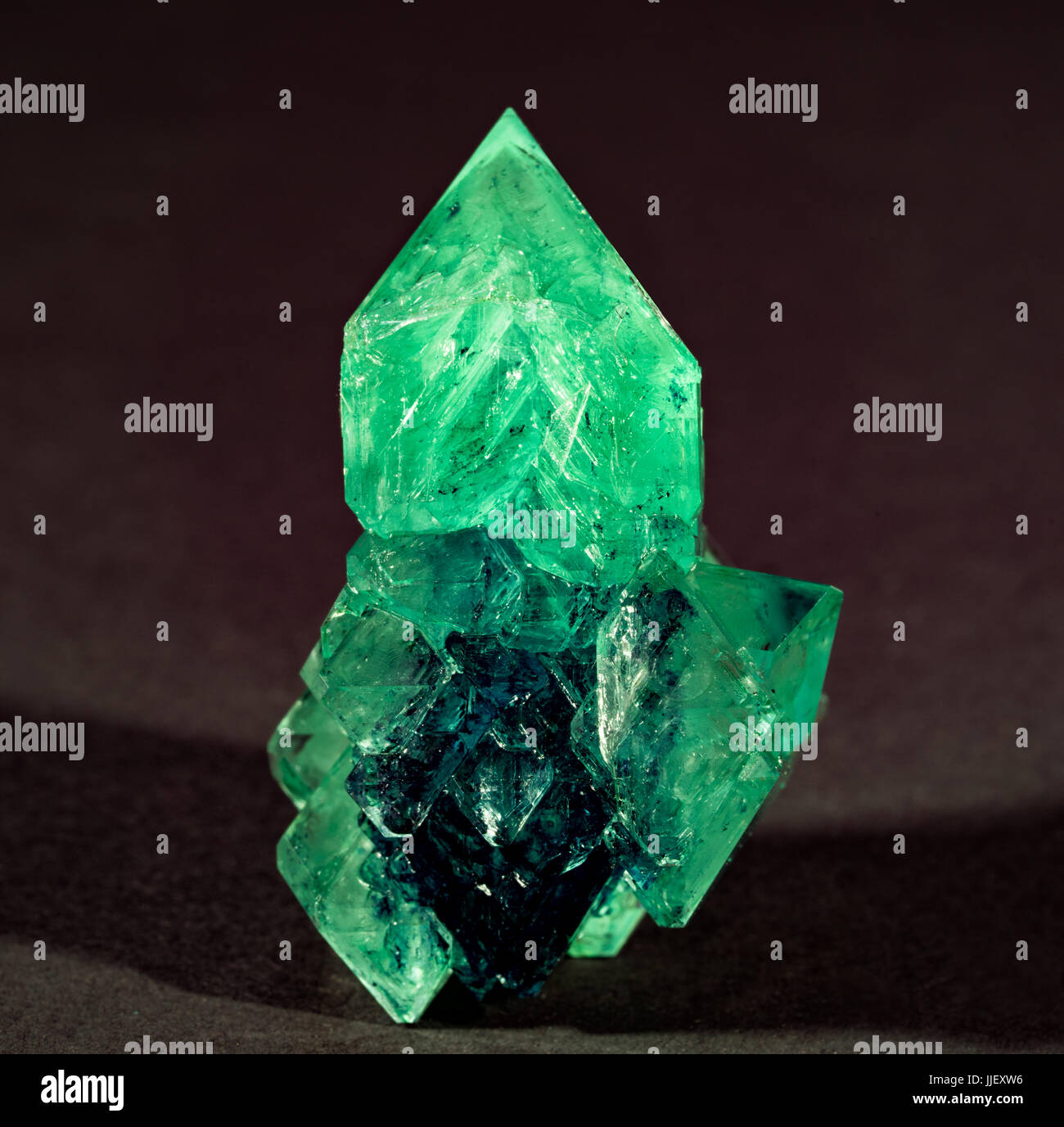 green crystal mineral Stock Photo Alamy