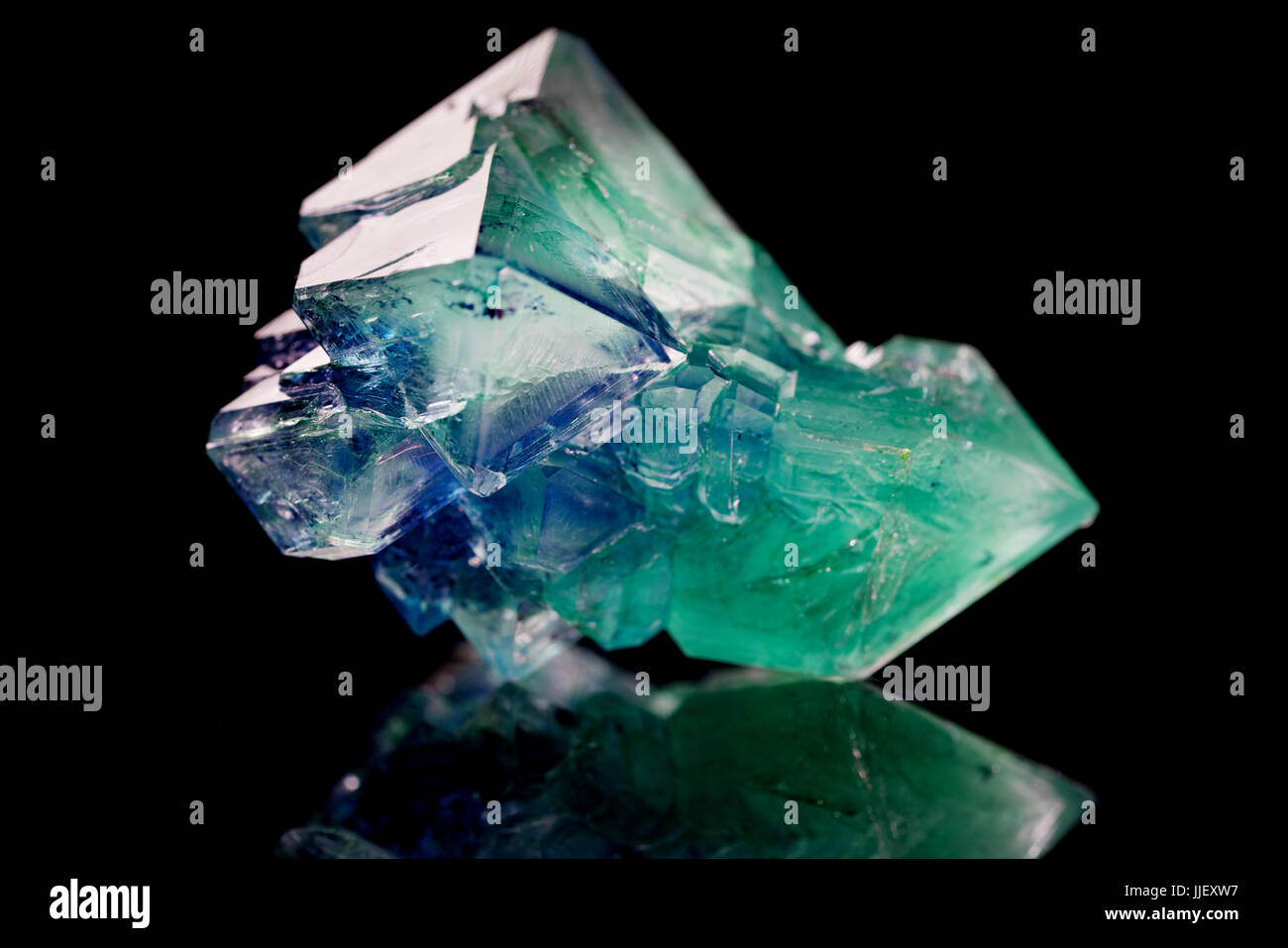 green crystal mineral Stock Photo Alamy