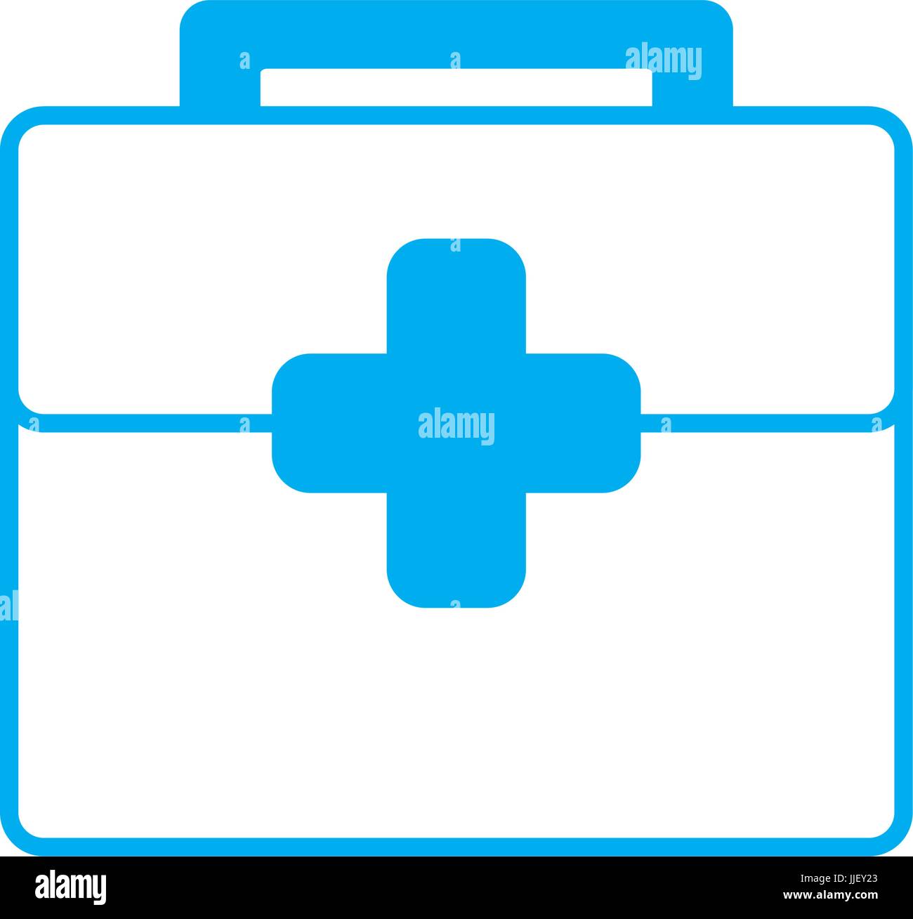 first aid box icon over white background vector illustration Stock ...