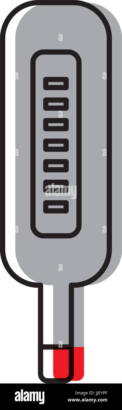 thermometer icon over white background vector illustration Stock Vector ...