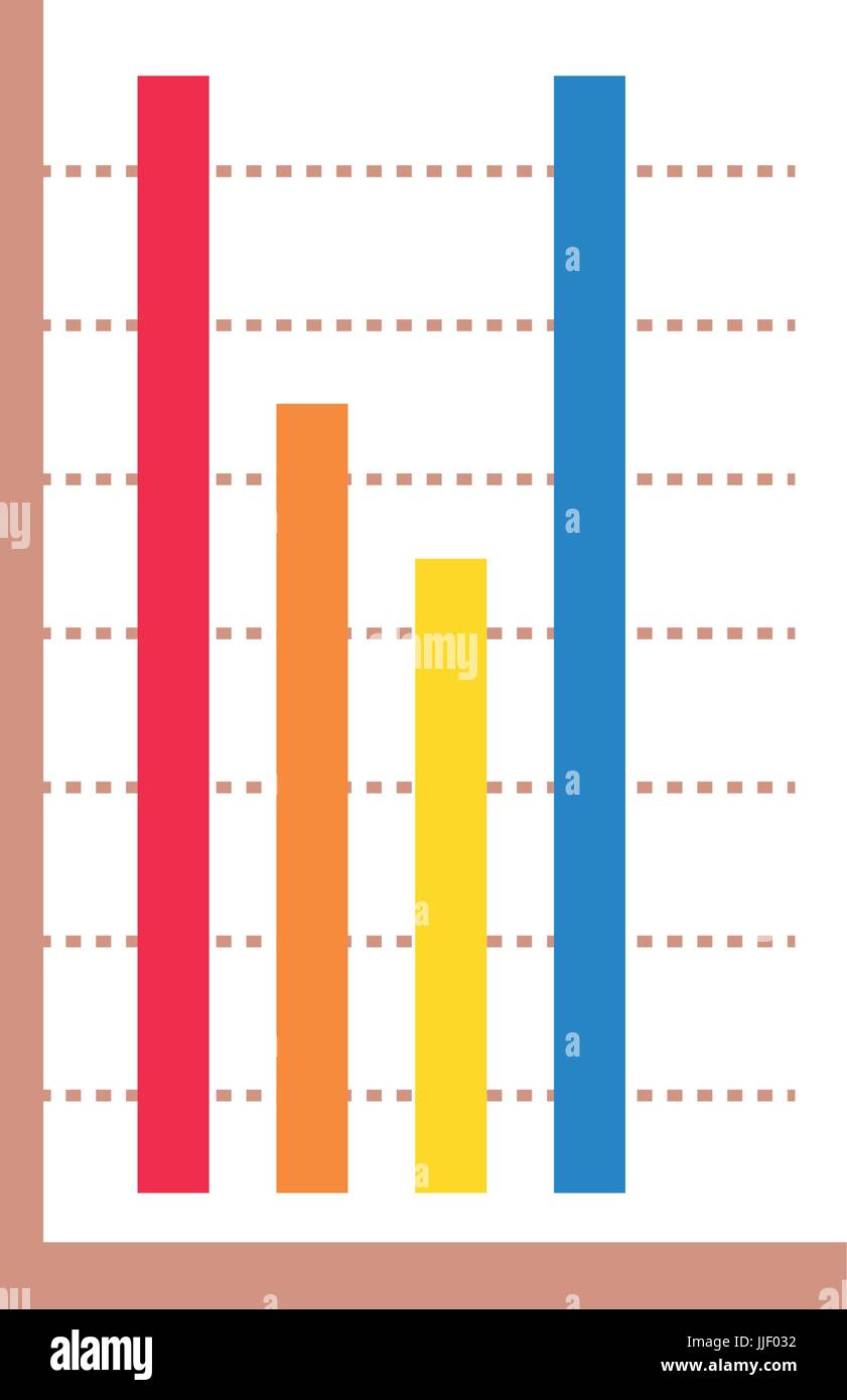Statistics bars graphic icon vector illustration graphic design Stock ...
