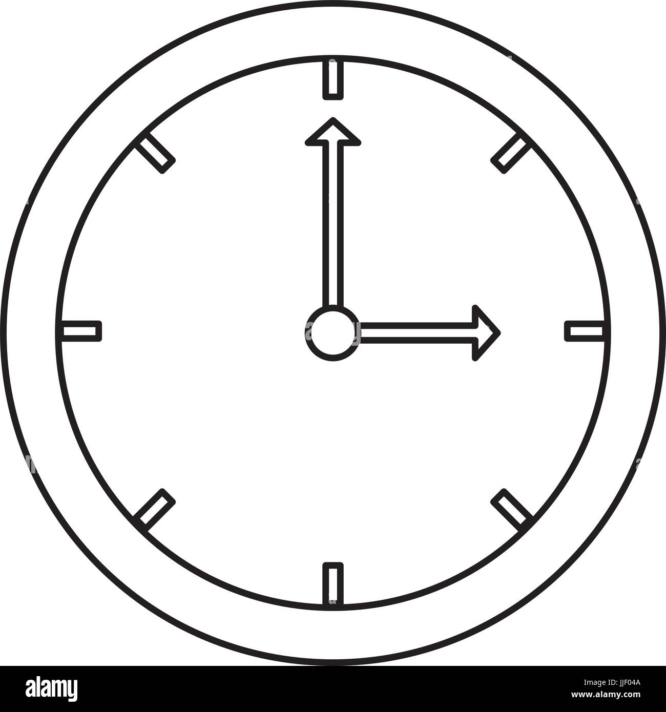 Wall clock isolated icon vector illustration graphic design Stock ...